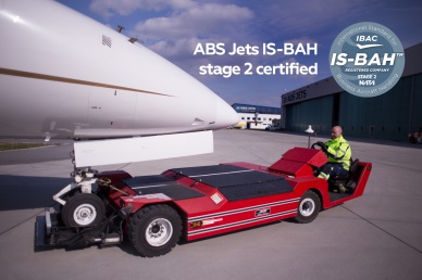 ABS Jets receives IS-BAH stage II accreditation for its Ground handling in Prague