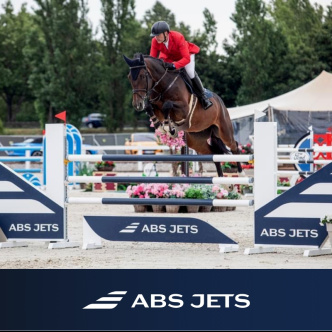 International CSIO4* CET Prague Cup show-jumping competition featuring ABS Jets